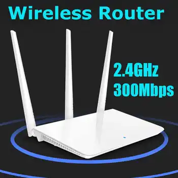 

3 x 5dBi Antennas 300Mbps 2.4GHZ High Speed Dual-Band Wireless Router Smart Wi-Fi Booster Repeater Networking for Home Office