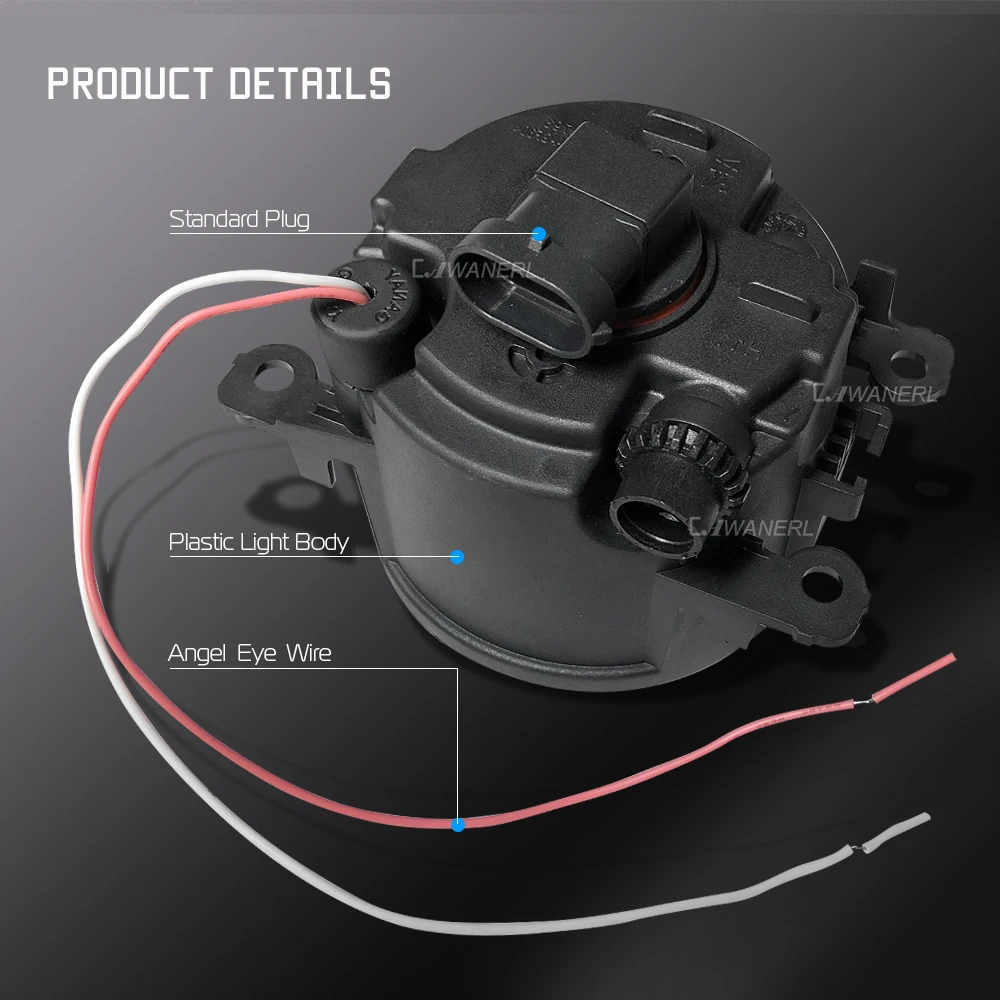 Günstige Cawanerl Für Nissan Blatt 2011 2015 Auto Styling LED Nebel Licht Engel Auge Tagfahrlicht Lampe DRL H11 3000LM 12V Hohe Helle