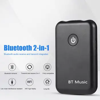 

2 In 1 Bluetooth Audio Adapter Convenient Real-time Transmission Receiver Transmitter Audio Equipment Dropshipping Wholesale