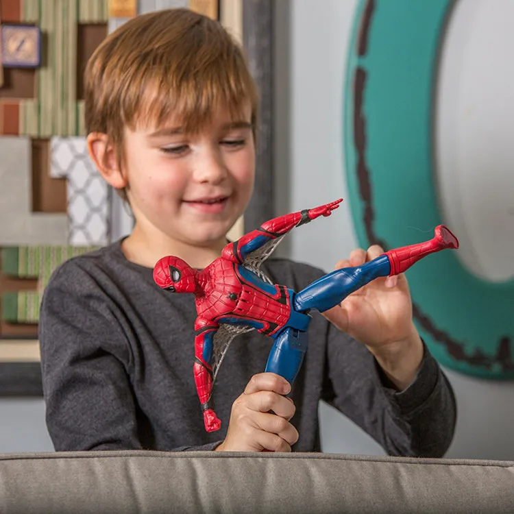 Мстители Человек-паук говорящий стрейч веб-подарок для детей Человек-паук Коллекция Модель игрушки куклы Коллекционная фигурка
