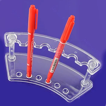 

Plastic 6 Slot Pen Jewelry Display Holder Stand Display Rack High Quality