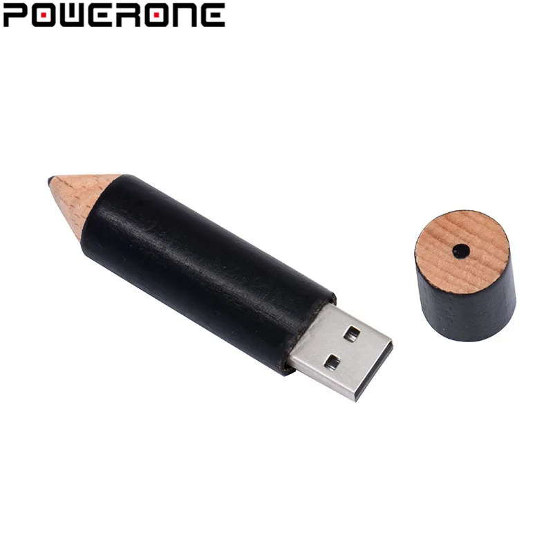 USB флеш накопитель POWERONE деревянный 4/8/16/32/64 ГБ 2 0|USB флэш-накопители| |