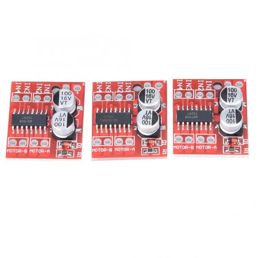 3pcs-1-5A-2-Way-DC-Motor-Driver-Module-PWM-Speed-Regulation-Dual-H ...