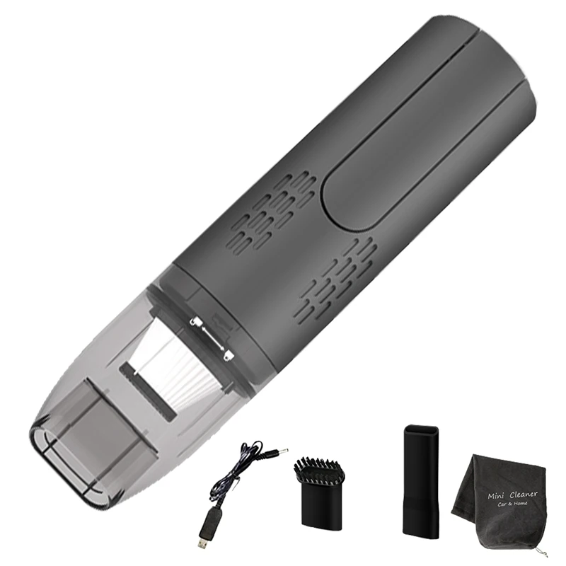 US $25.14 Portable Car Auto Wireless Vacuum Cleaner With HEPA FilterSmall USB Cordless Wet Dry Handheld Vacuum For Home Pet Hair