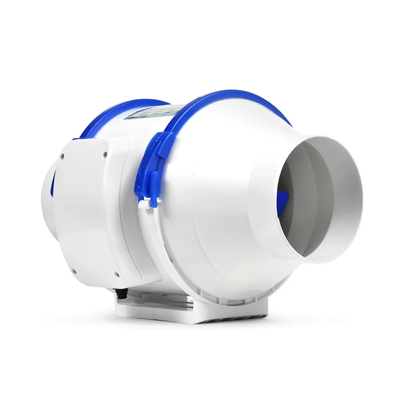 

Hon&Guan 4''~8'' Home Silent Inline Duct Fan with Strong Ventilation System Extractor Fan for Kitchen Bathroom; 111 CFM~470 CFM