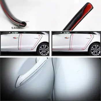 

10M Car Door Protector Stickers Strip bumper protector Car Anti-Collision Tape Door Edge Guard Plate Car Styling Accessories