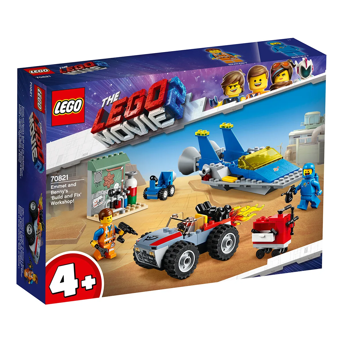 

2019 New Products LEGO Lego Movie 70821 Emmet Architecture Repair Assembled Building Blocks Toy