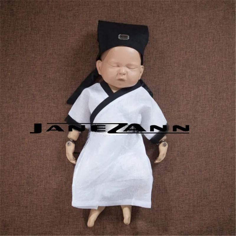 Jane Z Ann/Одежда для новорожденных в древнем китайском стиле; детская шляпа для фотосъемки; книга с реквизитом