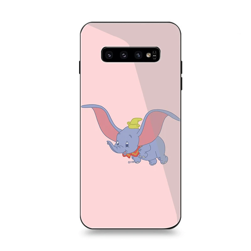 G12 Чехол для телефона Стекло для samsung A10 A20 A30 A40 A50 A60 A70 S7 край S8 S9 S10 плюс Чехол Дамбо - Цвет: G12