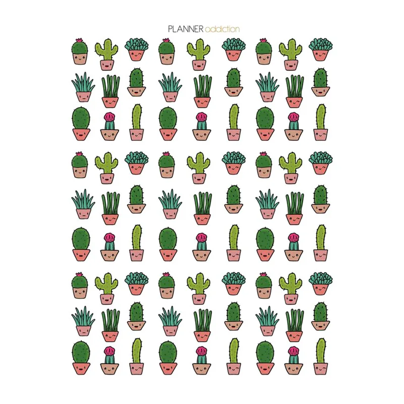 sz10505 2pcs/lot Spring Colorful Flower Decoration Mohamm Planner DIY Sticker Album Notebook Agenda Toy Stickers Scrapbooking - Цвет: sz10505