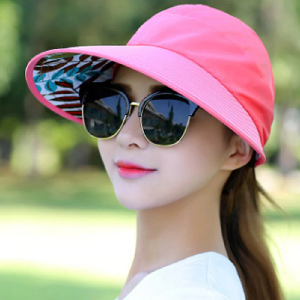 Hat Women autumn casual wild travel UV protection Korean version of the foldable sun protection sun hat visor hat