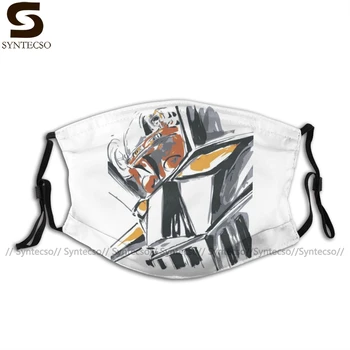 

Mazinger Mouth Face Mask Mazinger Z Facial Mask Cool Fashion with 2 Filters for Adult