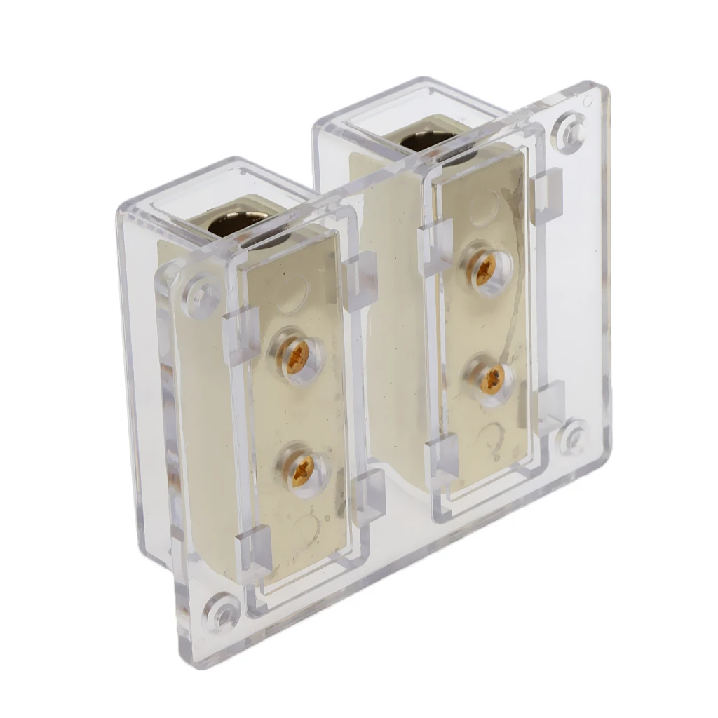 8 way 4/8 Gauge Car Audio Stereo Amp Power/Ground Cable Distribution Block