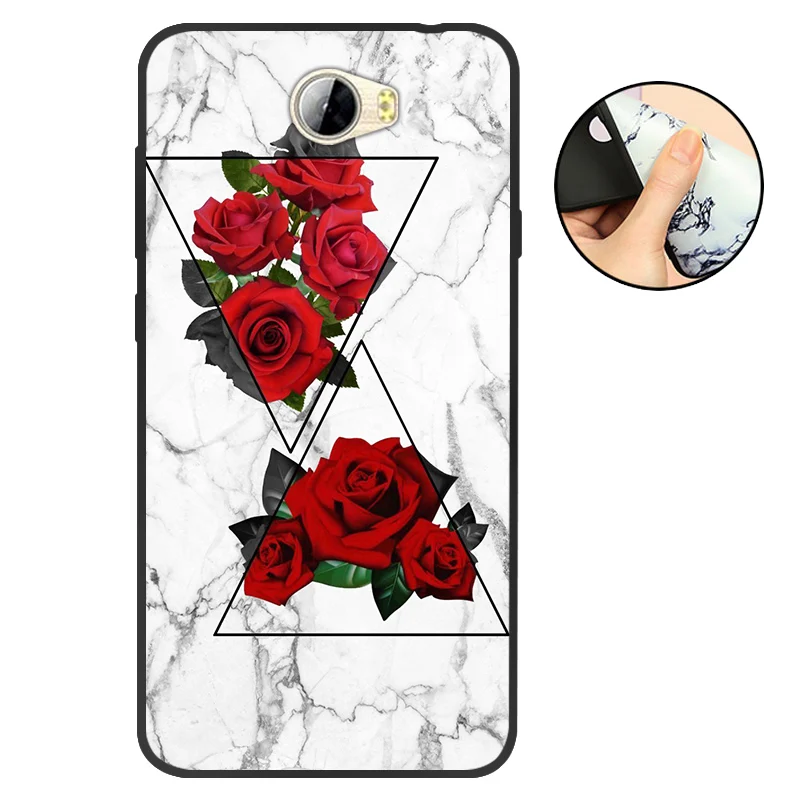 Для huawei Y5 II чехол для huawei Y5 2 Y5II CUN-L21 CUN-U29 задняя крышка Y6 II Компактный Мягкий ТПУ силиконовый чехол для Honor 5A LYO-L21 черный - Цвет: T713