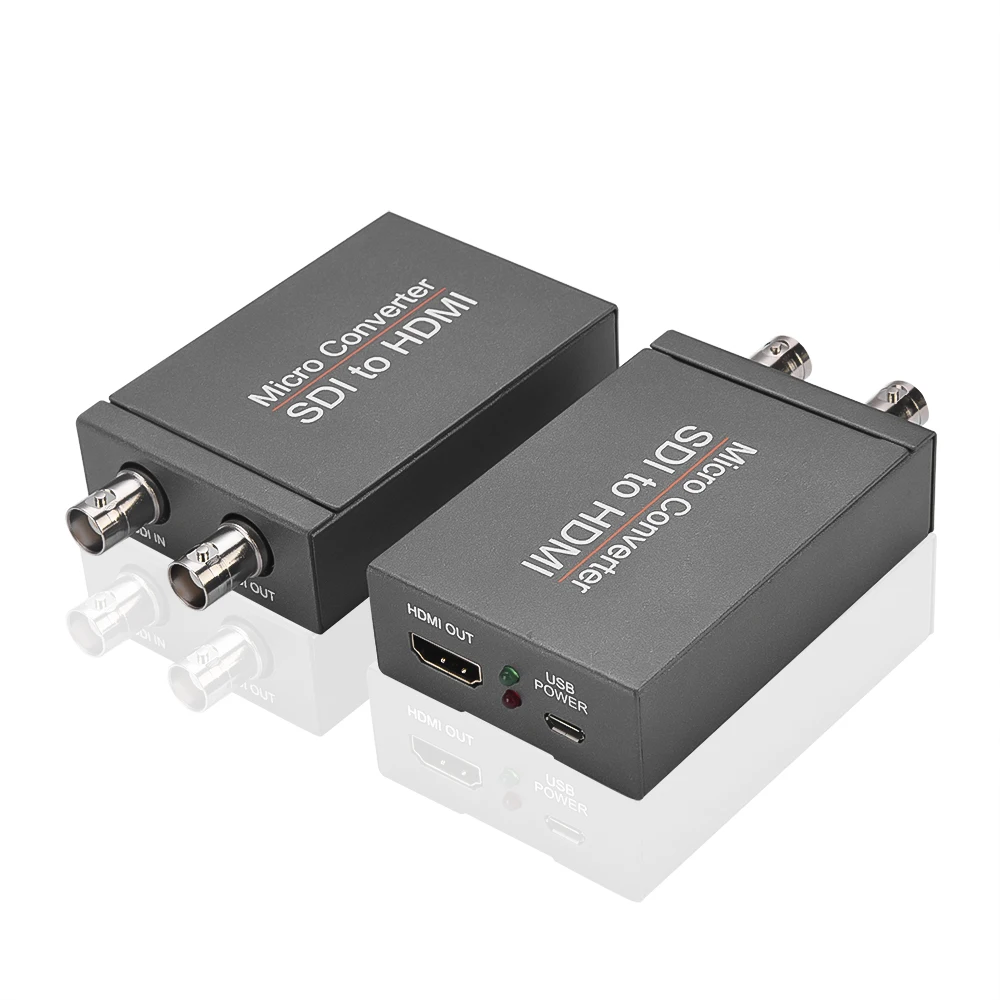 Mini HD 3G SDI to HDMI-compatible Converter HDMI-compatible to SDI Video Micro Converter Audio Auto Format Detection hd video converter