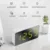 LED Многофункциональные Зеркальные Часы Цифровой Будильник Snooze Display Time Night LCD Light Table Desktop USB 5v/No Battery Home Decor