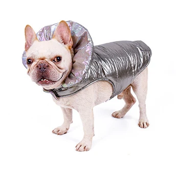 

Cute Winter Warm Dog Coat For Small Dog Cotton Padded Warm Outfit Coat Bubble Collar Jacket Dog Cat Thicken Clothes Pet Supplies