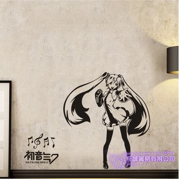 

Hatsune Miku Wall Decal Vinyl Wall Stickers Decal Decor Home Decorative Decoration Anime Hatsune Miku Car Sticker
