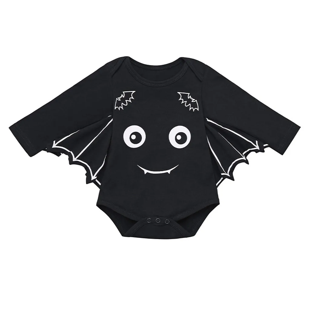 Baby Clothes Girl Jumpsuit For Newborns детские вещи Newborn Infant Baby Boy Girl Halloween Cartoon Bat Costume Romper Outfits