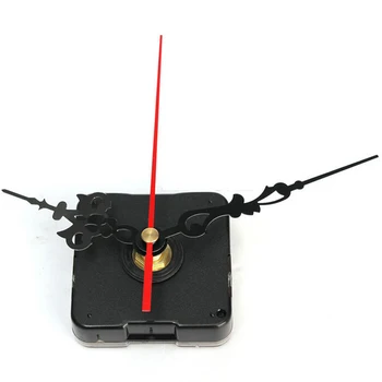 

1PC DIY Quartz Clock Movement Mechanism Long Spindle Red Hands Repair Kit Set 52mm x 55mm x 17mm