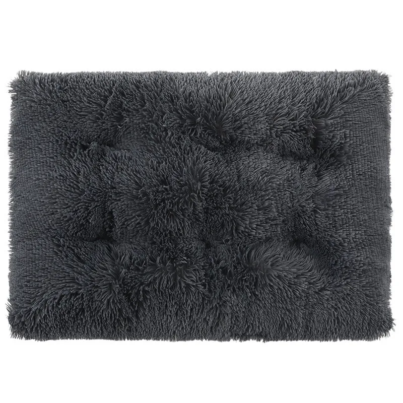 Bed Long Plush Calming Anti-Slip Pet - PeticaDeals