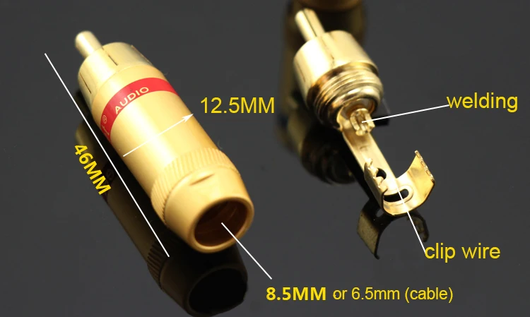 YIVO RP001# RCA audio plug connector 11