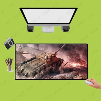 

XGZ CSGO Large Anti-slip World of Tanks Mouse Pad Gamer Gaming Mousepad Keyborad Mouse Mat Locking Edge Pad Mat For DOTA WOT