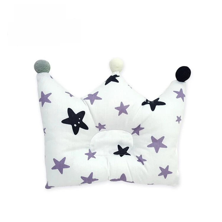 Shaping Pillow Newborn Baby Cotton 0-2 Years Old Cartoon Print Head Protection Anti-head Correction Pillow Baby Beddings Stuff (2)
