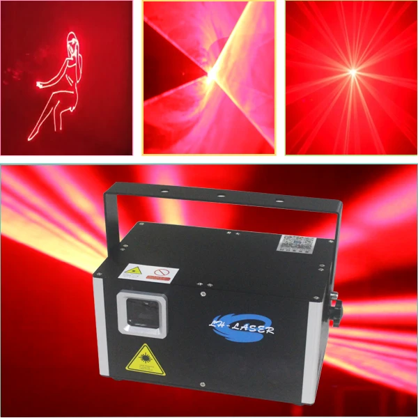 Бесплатная доставка ILDA + DMX512 Красный моноцветный лазерный сценический