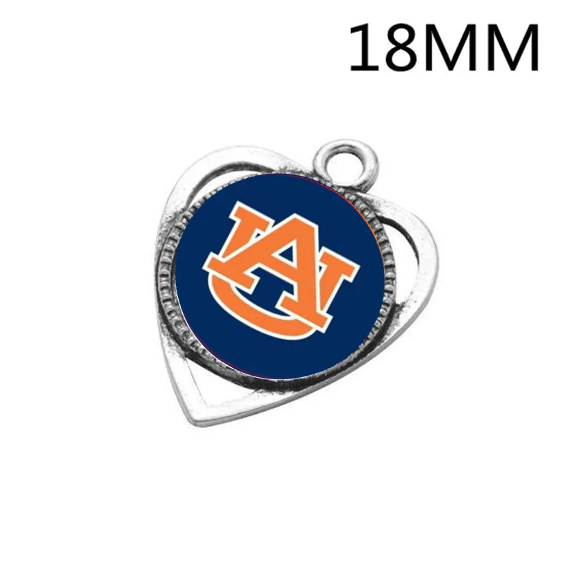 Настраиваемые стеклянные амулеты Auburn Подвеска для браслетов DIY& Ожерелье& Серьги& цепочка для ключей изготовление ювелирных изделий 20 шт./лот