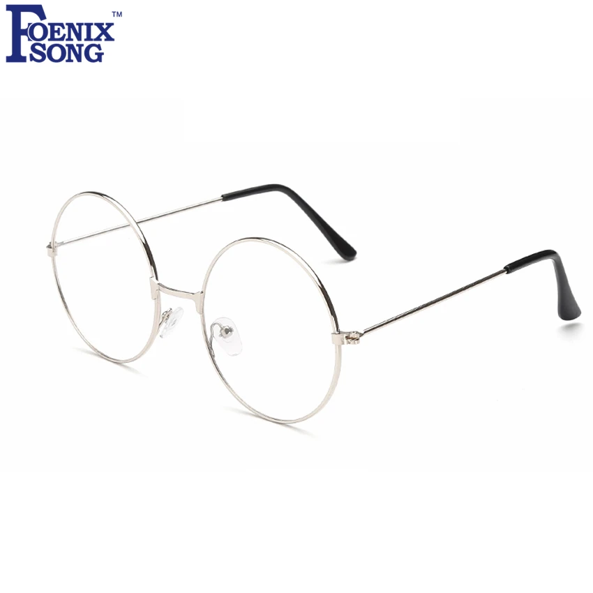 FOENIXSONG, мужские и женские очки для чтения, Gafas De Lectura, брендовые новые ретро очки, винтажные очки, черная Золотая оправа, HH1861