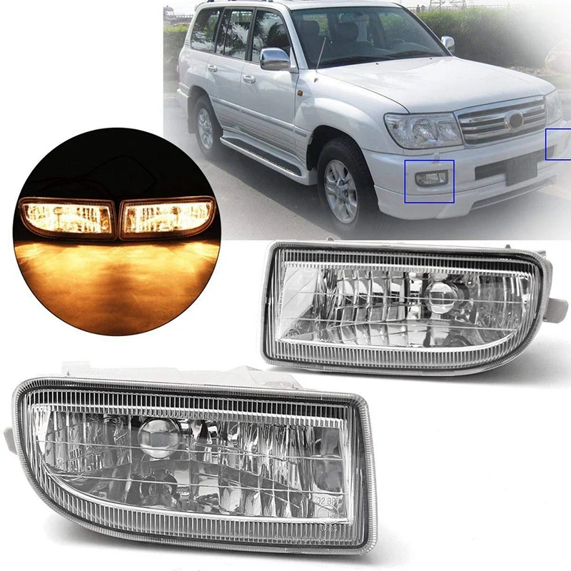 Противотуманные фары светильник фар дальнего света для Toyota Land Cruiser 100 Lc100 1998 1999 2000 2001 2002 2003 2004 2005 2006 2007 Hdj100