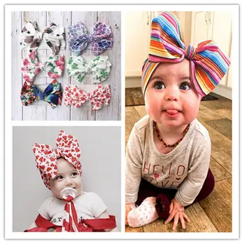 

New Kid Girl Baby Toddler Bow Headband Hair Band Accessories Headwear Head Wrap