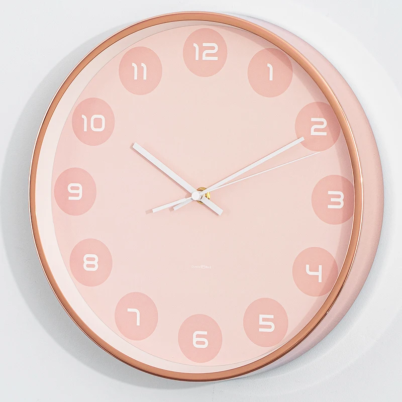 Luxury Creative Wall Clock Round Modern Design Living Room Nordic Large Wall Watches Reloj De Pared Klok Zegar Home Decor EE50ZB