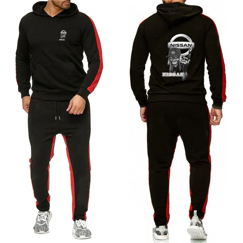hooded sports suit Nissan logo 
