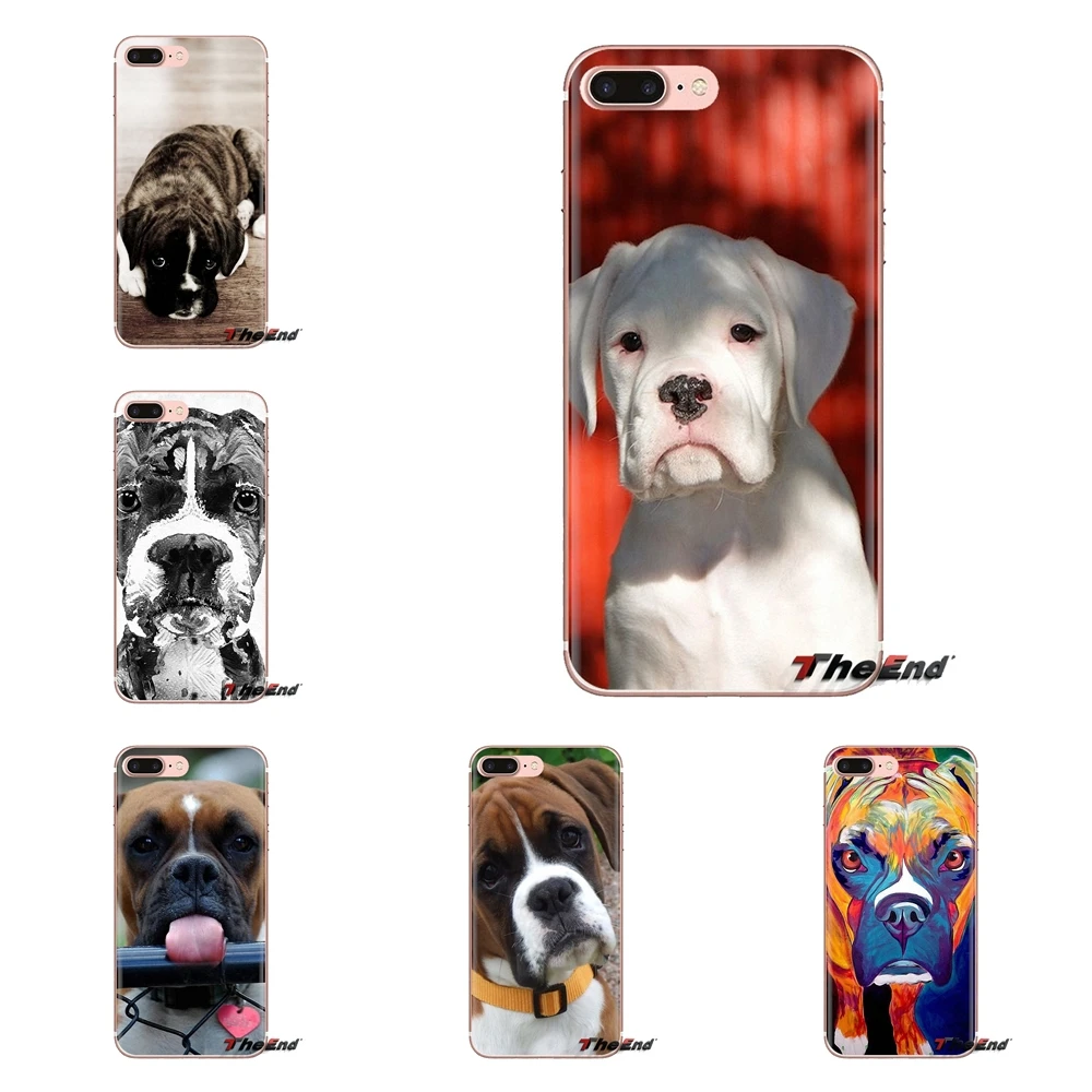 boxer dog puppy Soft Transparent Cases Covers For Oneplus 3T 5T 6T Nokia 2 3 5 6 8 9 230 3310 2.1 3.1 5.1 7 Plus 2017 2018 |