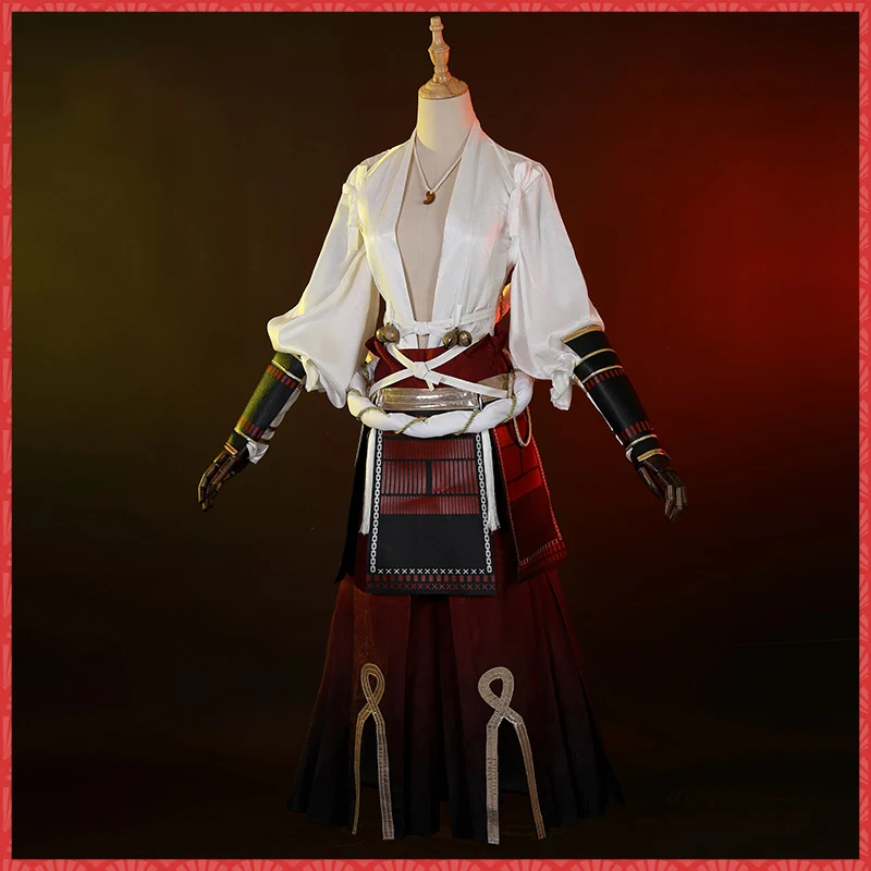 Аниме! Onmyoji Suzuka Gozen Новый кожаный боевой костюм кимоно униформа Косплей Костюм