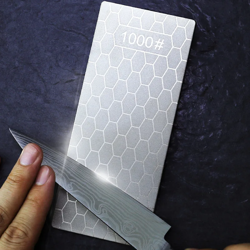 Алмазный нож точильный камень 400#1000#600# точилка для ножей ультра-тонкая ячеистая поверхность точильный камень инструмент