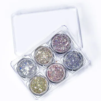 

Glitter Eyeshadow Powder Gel Flash Crystal Flakes Mermaid Sequins Eyes Makeup Tools SP99