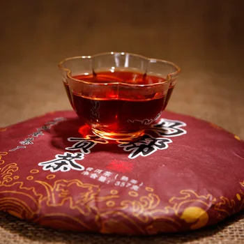 2013 rok Ji Shun Hao Ma Bang hołd herbata pu-erh 357g ciasto dojrzałe Shu gotowane na czarno tanie i dobre opinie CN (pochodzenie)