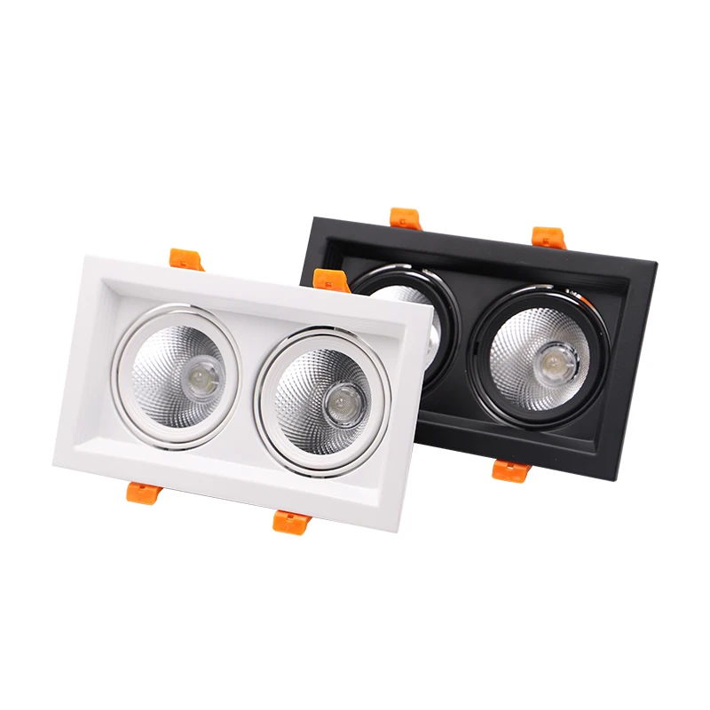 

Dimmable Recessed square LED Downlight COB ceiling 20W 30w LED Spot light LED decoration Ceiling Lamp AC85-265v