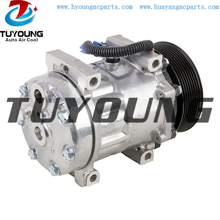 

Auto Ac Compressor For Freightliner Truck Sanden 7H15 22-64074-000 ABPN83304003 SK14417 4485SAN