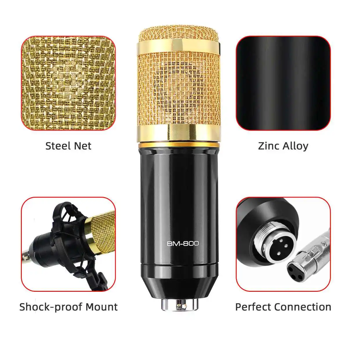 Bm 800 Microphone Studio Recording Kits Bm800 Condenser Microphone For Computer Phantom Power Bm 800 Karaoke Mic Sound Card Microphones Aliexpress Bm 800 Microphone Studio Recording Kits Bm800 Condenser Microphone For Computer Phantom Power Bm 800 Karaoke Mic Sound Card Microphones Aliexpress