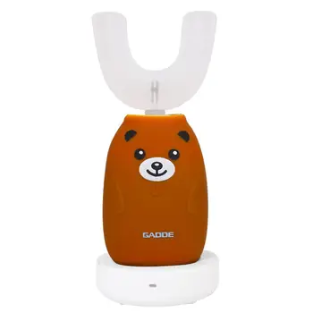 

360 Degrees Intelligent Automatic Sonic Electric Toothbrush U Type 4 Modes Tooth Brush USB Charging Tooth Whitening Blue Light