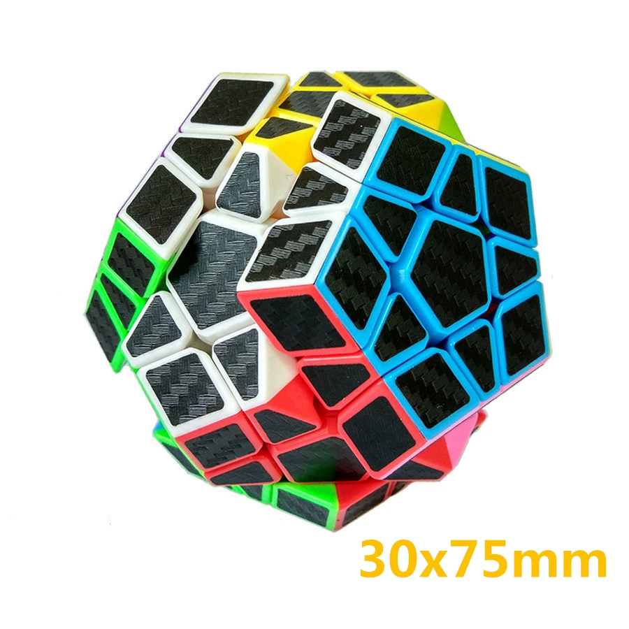 Magic Cube Carbon Fiber Sticker Puzzle Cubes Professional Speed Cubo Magico Educational Toys for Students Brain Training Cube