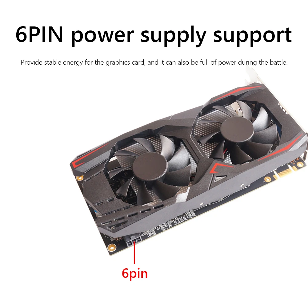 external graphics card for pc Video Card GTX550Ti/650Ti/950/960 For Desktop Computer Gaming Graphic Card with Dual Cooling Fan 128bit GDDR5 NVIDIA Video Card good video card for gaming pc