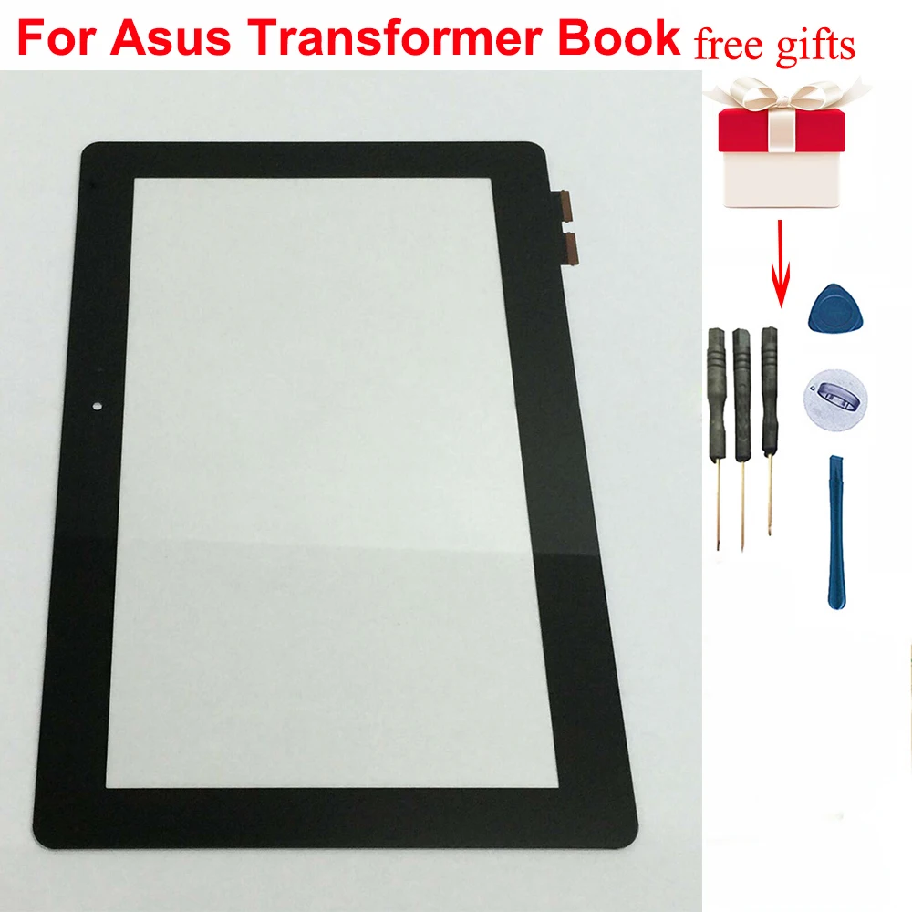 Черный сенсорный экран стекло дигитайзер сенсор для Asus трансформер книга T100 T100TA Ремонт Замена с номером тракинга