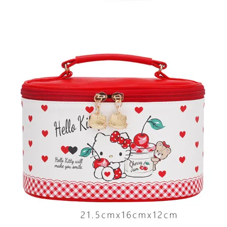 HELLO KITTY, косметичка, модная, многофункциональная, ПУ материал, для путешествий, для хранения, косметичка, для мужчин и женщин, портативная, водонепроницаемая сумка - Цвет: Style four