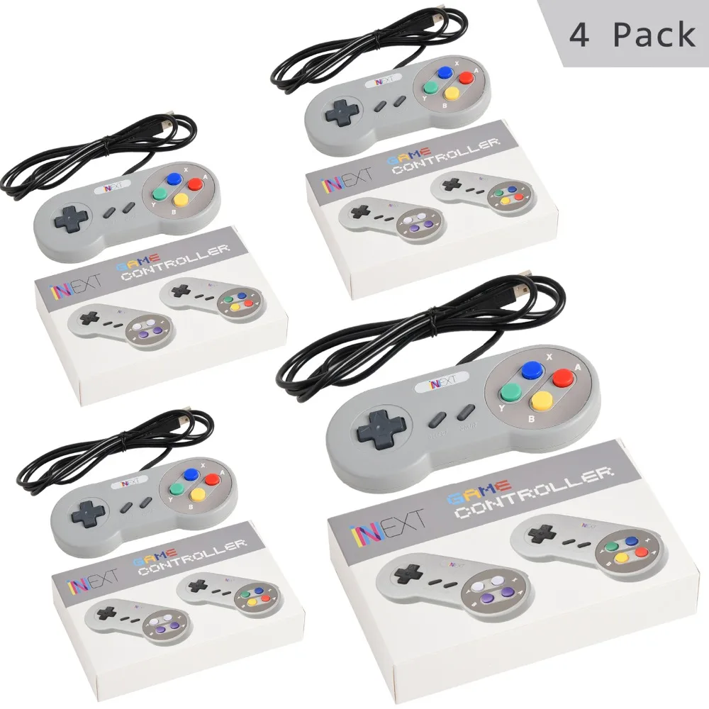 Проводной джойстик контроллер USB геймпад USB игровой контроллер Joypad для ретро SNES игровой коврик для Windows PC MAC