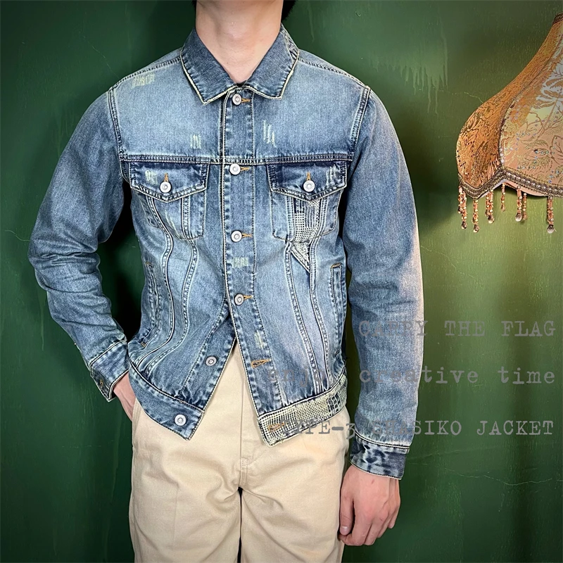 20W14 Asian Size Indigo Selvage Washed 